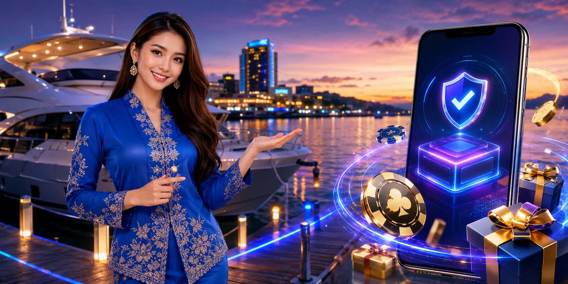 Pengguna berbaju kurung di Kota Kinabalu menikmati kasino langsung dalam talian